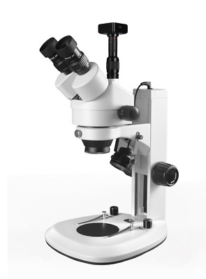 XMZ-746-11L-5607NS Trinocular Zoom Stereo Microscope, 16MP Digital Camera