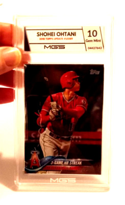 graded shohei ohtani rookie cards Charitybuzz: 2018 Panini Card, PSA 10, Gem Mint Shohei Ohtani Rookie Card 2018