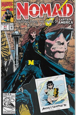 Nomad (Vol.2) No.1 / 1992 Mit Poster / Fabian Nicieza & S. Clarke Hawbaker