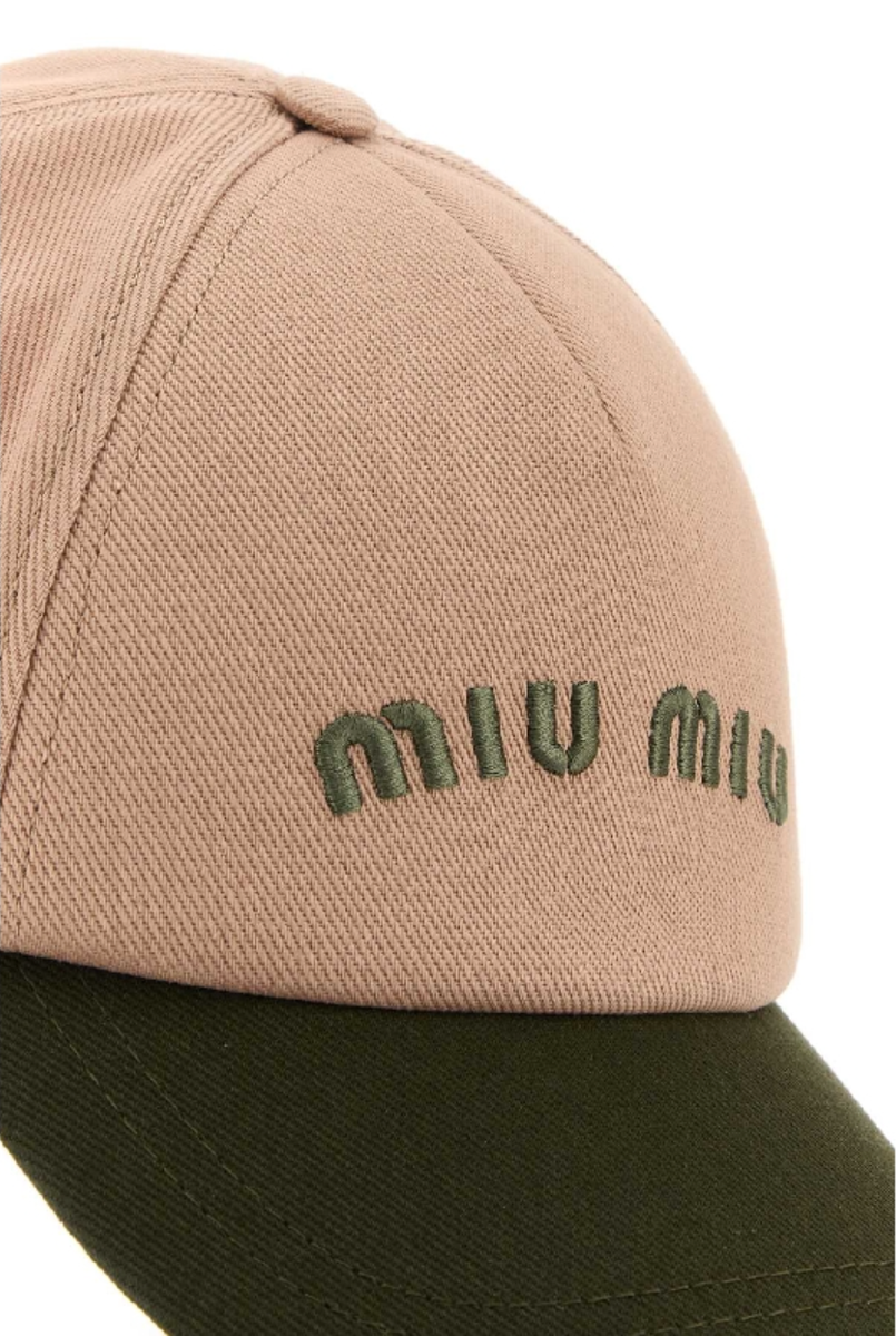 VIP【関税送料無料】希少 Miu Miu Cotton Baseball Logo Hat Cap Miu Miu Blue size S International in Cotton - 45294939