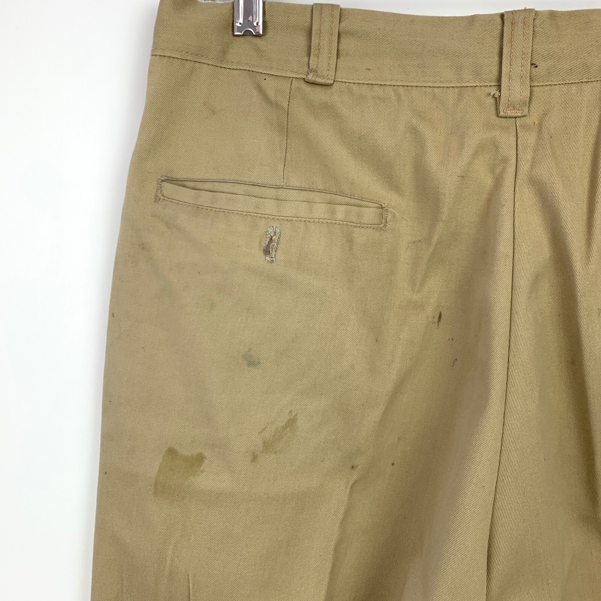 Vintage 60s Lee Chetopa Twill Made in USA Khaki Work Pants