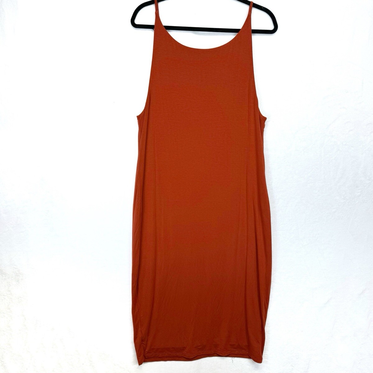 open lace back dress Orange Satin Dress for Women main image 0