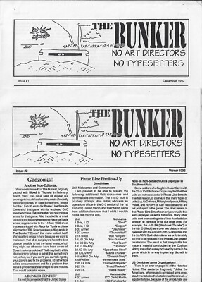 The Bunker - GDW s underground guerilla Board-game N-Letter - GDW House Magazine