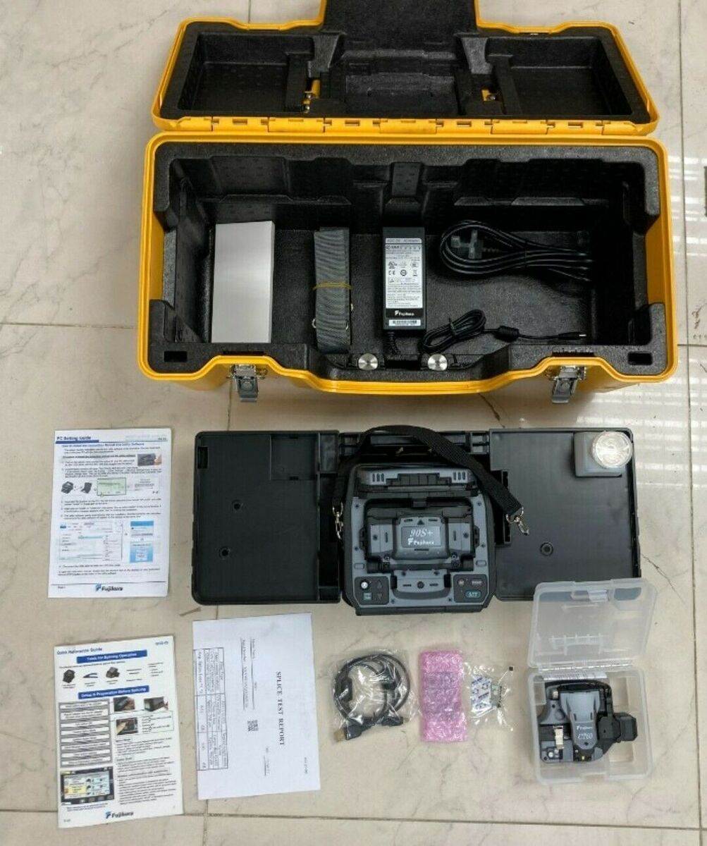 Fujikura 90S+ Fibre Core Alignment Fusion Splicer Kit w/ CT Fujikura 90S+ Fibre Core Alignment Fusion Splicer Kit w/ CT