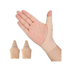 Velpeau Thumb Wrist Compression Sleeve for Arthritis Pain 2 Pcs -Elastic Li...