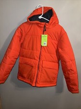 NWT Boys Large DSG Orange Winter Coat Puffer Insulated Jacket Vibrant Sunrise