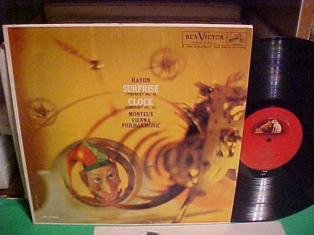 1960 HAYDN SYMPHONIES MONTEUX LP FIRST EDITION INSERT STAMPERS ISIS RCA MONO - Image 2 of 4