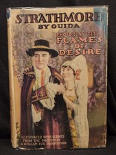 Ouida STRATHMORE photoplay edition FLAMES OF DESIRE 1924 film HCDJ