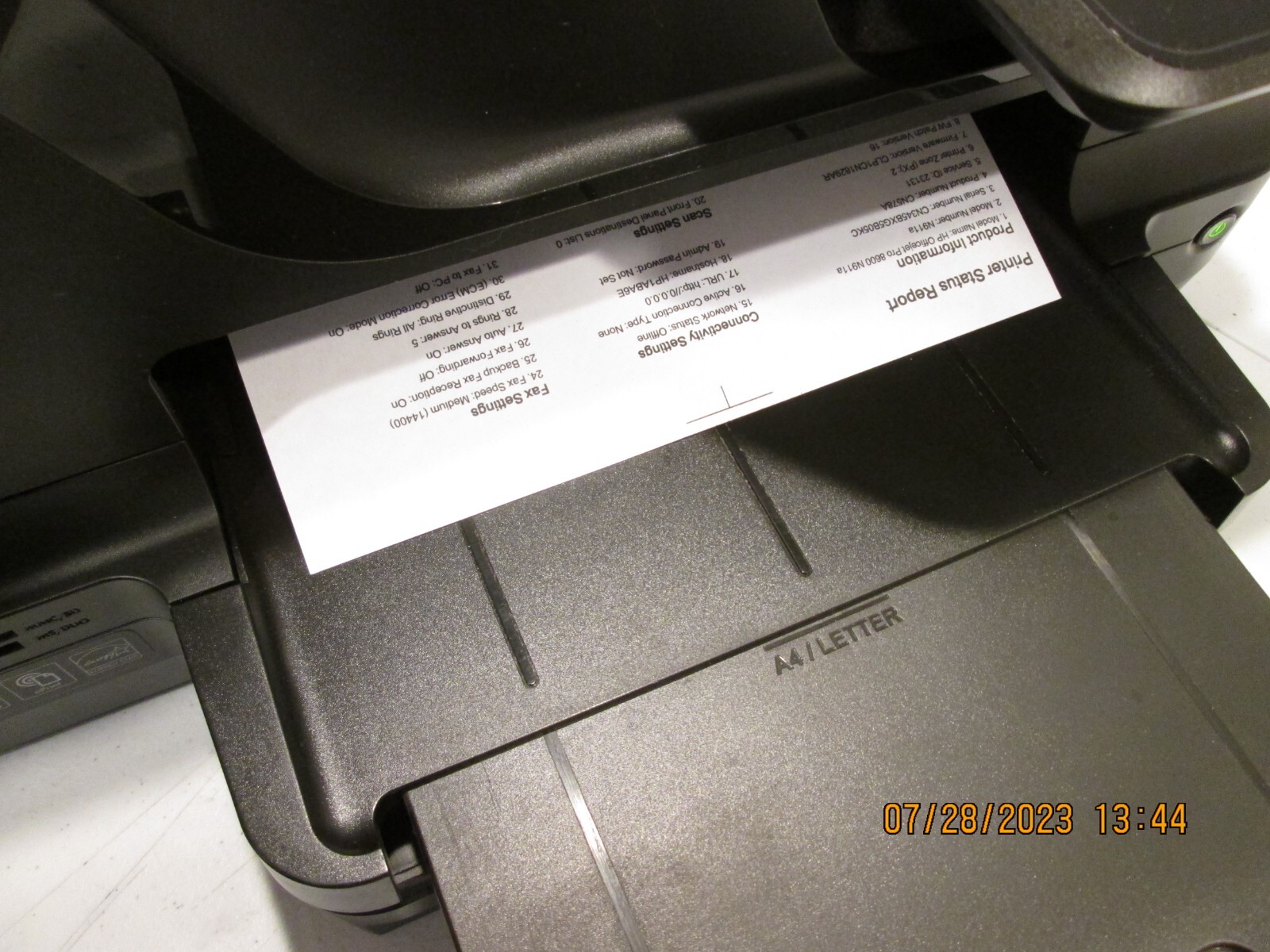 HP Officejet Pro 8600 AllInOne Inkjet Printer not plus New ink 13326