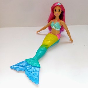 Barbie Dreamtopia Mermaid Doll With Headband And Pink Hair Ebay