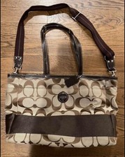 Coach Authentic Diaper Bag- Brown