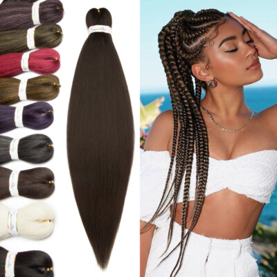 Box Braids Hair Extensions Pre-Stretched Natural Soft EZ Braiding Hair ...