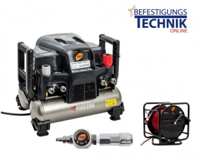 Tjep Kompressor 9/20 HP High Pressure + Schlauchtrommel + Reduktionsventil