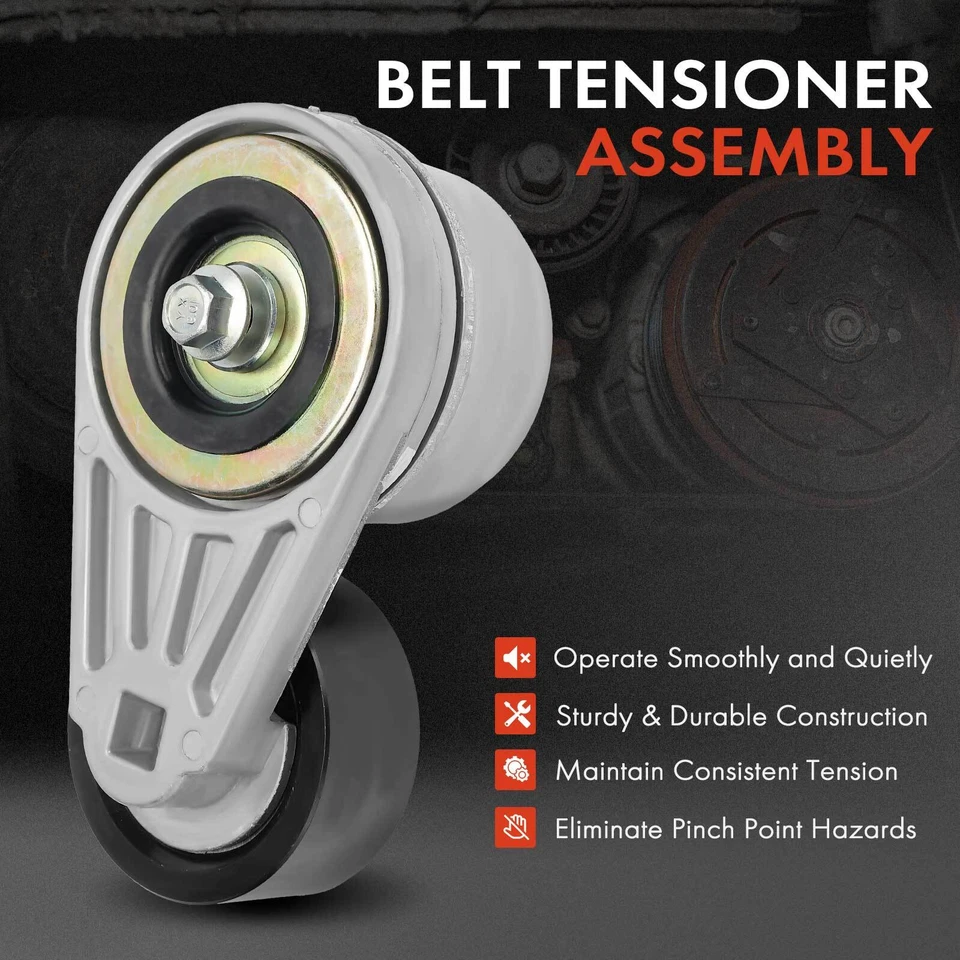 Tensor de correia com polia para Ford B800 Freightliner FC70 Kenworth Blue Bird - Imagem 2 de 4