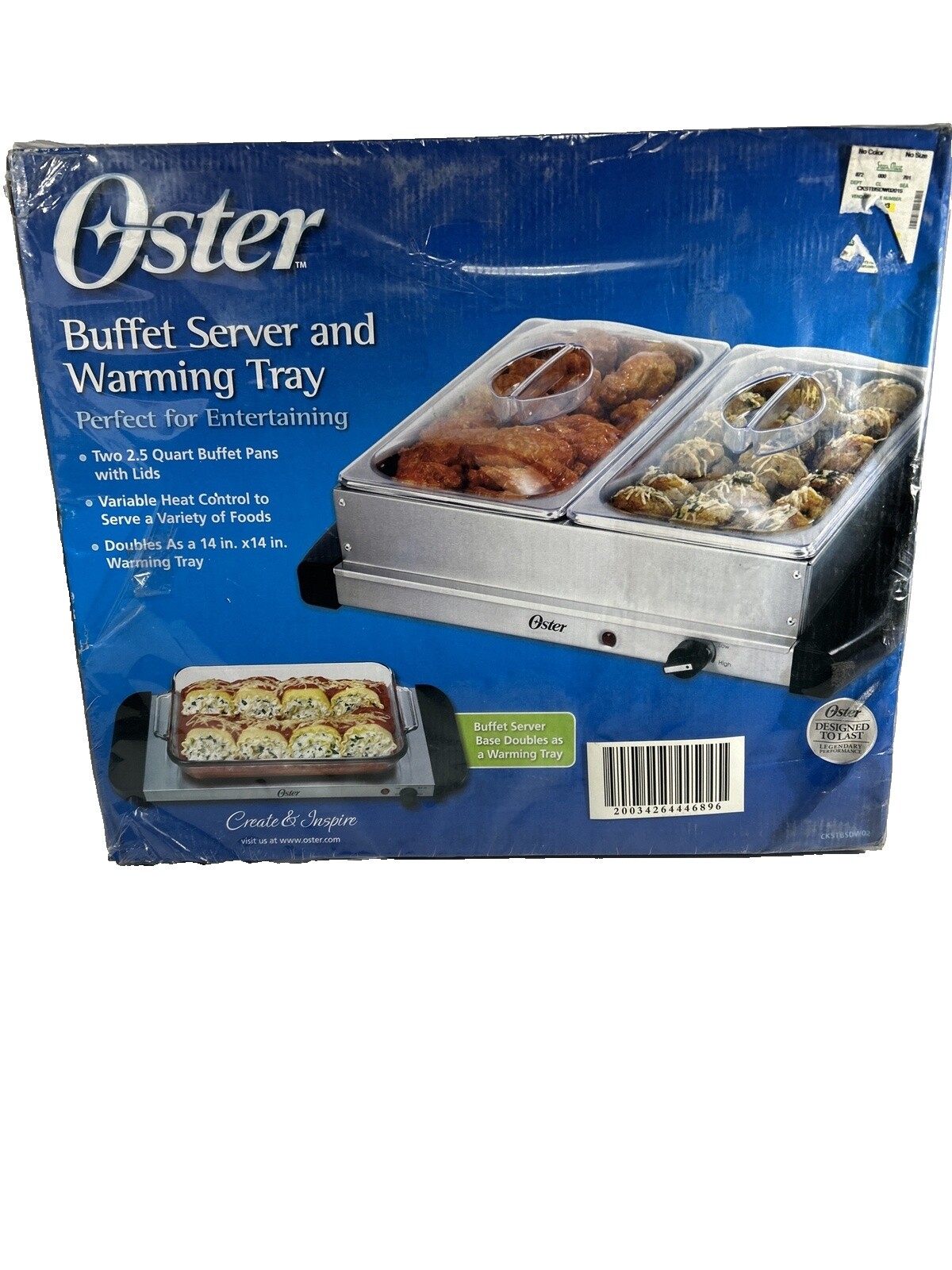 Oster 300-599 W Buffet Chafing Dishes & Warming Trays for sale | eBay