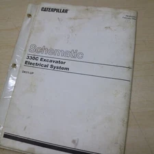 Caterpillar 330C Crawler EXCAVATOR Electrical Schematic manual system diagram