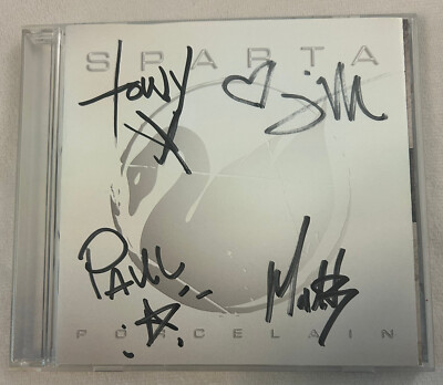 Sparta Porcelain Signed CD At The Drive-In Jim Ward Post Hardcore Autographed