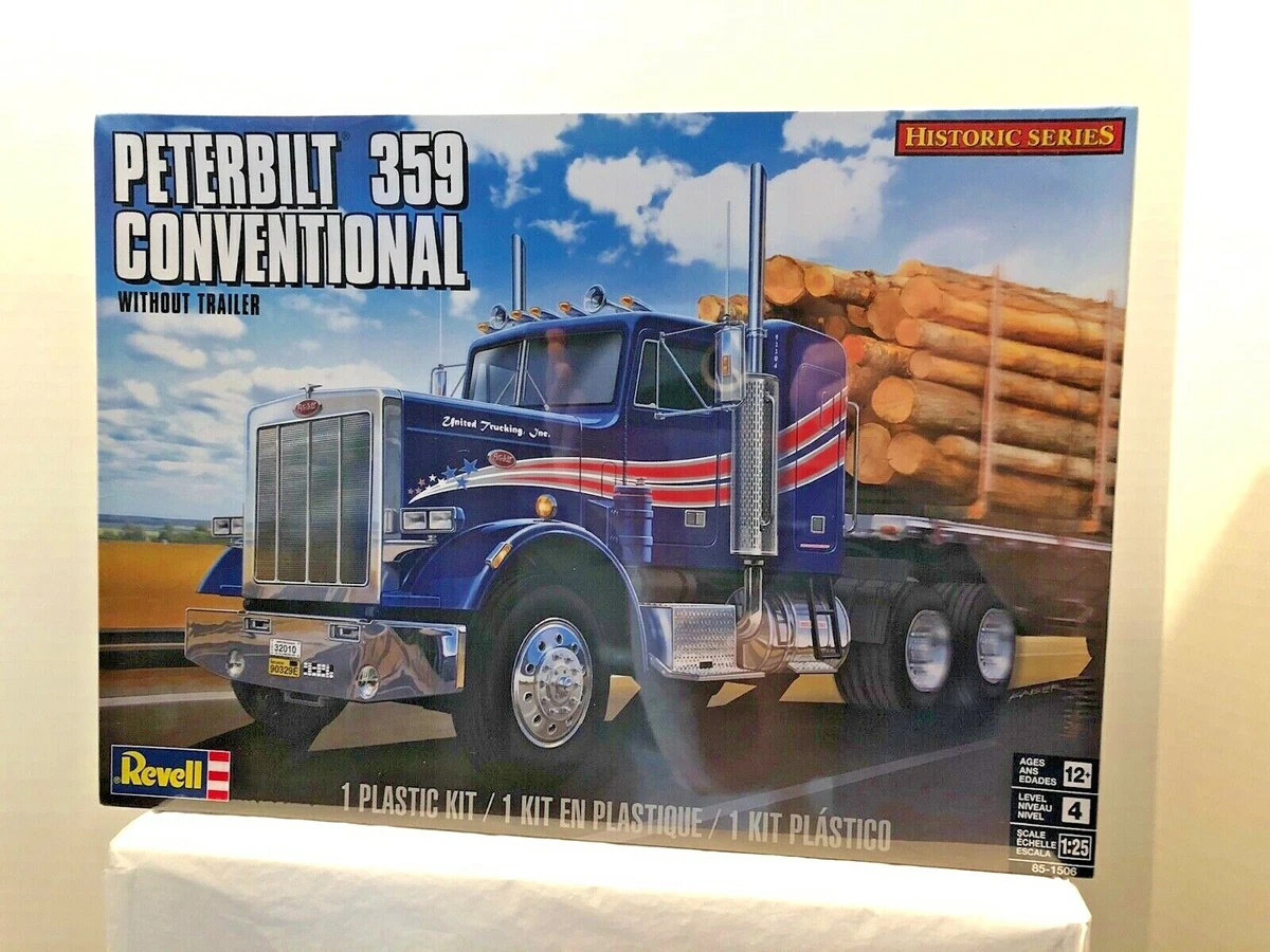 C Lab Model Kit 1/25 Scale Peterbilt 359 Tractor Sleeper Cab Model Kit, 46% OFF