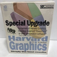 Harvard Graphics For Windows 2.0 Special Upgrade New Sealed.