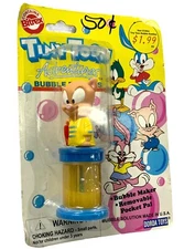 Vintage 1997 Tiny Toon Adventures Bubble Buddies Dorda Toys Porky Pig New