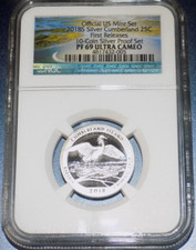 2018S PF69 Silver Quarter Cumberland Island Georgia NGC ULTRA CAMEO 1ST RELEASE