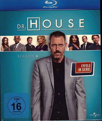 Dr. House Season 6 - Blu-ray Box (6  x Blu-ray - Disc) - neu & ovp