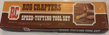 RC Rug Crafters Vtg Speed Tufting Tool In Original Box With All Contents 1976
