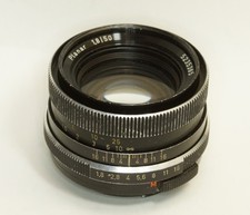West Germany Carl Zeiss Planar 1.8/50 QBM 14NB-365 early el Rollei A/M switch