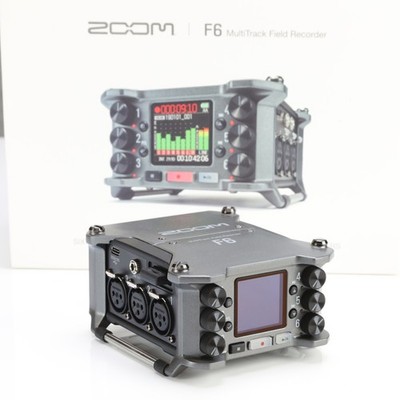Zoom F6 14 Tracks 32 Bits 6 Inputs Field Recorder with Bluetooth-Open Box