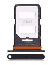 Sim Card Tray Compatible For Xiaomi Redmi Note 13 Pro Plus 5G (Black)