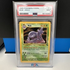 1999 POKEMON FOSSIL #13 MUK-HOLO PSA 9 on eBay