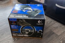 Logitech GT Force Steering Wheel for Playstation 2 PS2 (Gran Turismo Branding)