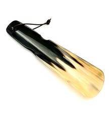Carving Craft Shoe Horn Real horn, Handcrafted Genuine 7" inch, Ivory