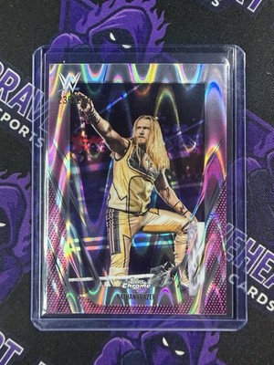 2026 Topps Chrome WWE Nathan Frazer Pink Refractor #239/250