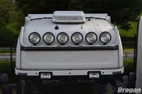 Bragan™ DachträGer Mit Spot Lampen FüR MAN TGX Pre 2015 XLX Kabine Edelstahl
