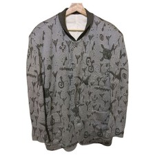 80s Issey Miyake Men Archive Jacket Brush Tag Japan M Geometric Pattern F/S