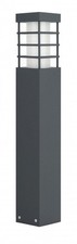 Poteau de jardin 50 cm 1xE27 gris foncé IP54 SU-MA RADO RADO II 2 DG
