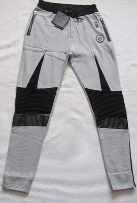 100% Philipp Plein Jogging  pants ''bold italic'' Unisex , Gr.:  L
