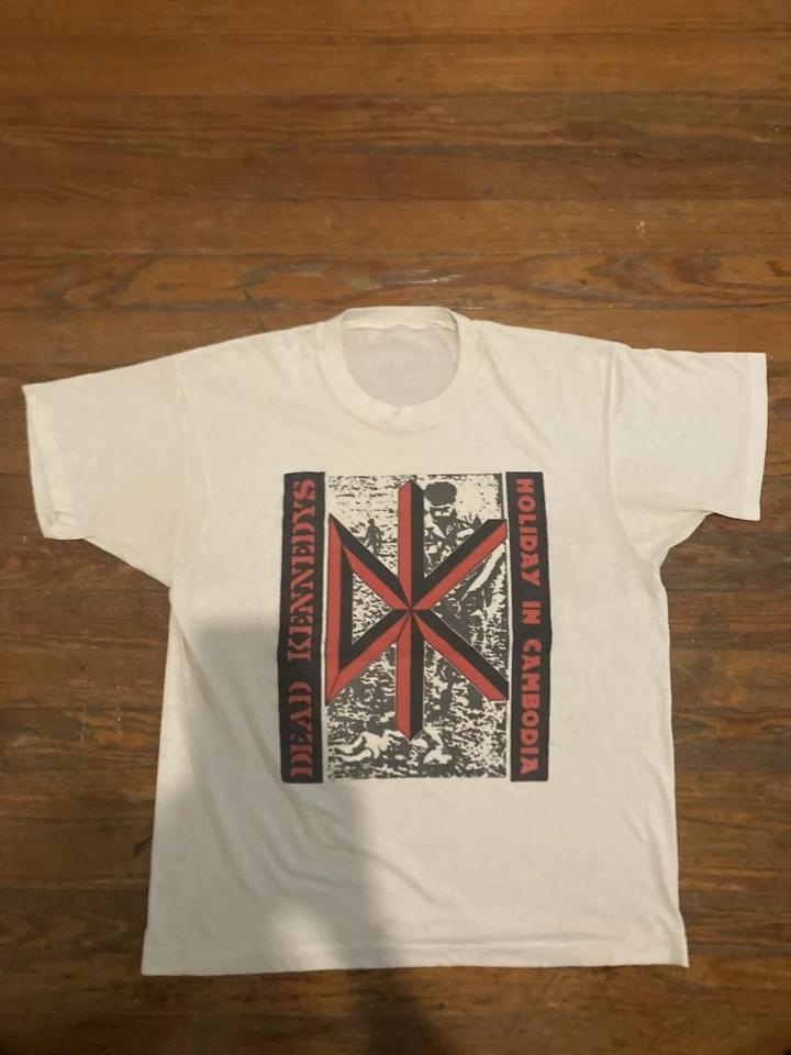 Camisa Dead Kennedys Vintage Puntada Única Bandera Negra Ramones Circle Jerks Damned Foto 3 de 4