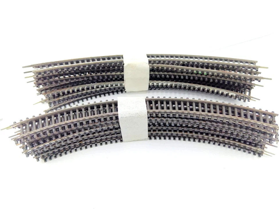 20 Pieces Zeuke 1/1 Curved Tracks Berlin TT Railways GDR Model Railway/GG19 - Image 4 of 4
