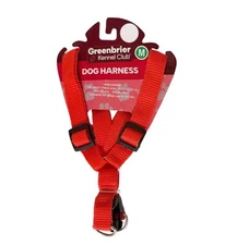 Greenbrier Kennel Club Dog Harness Medium Red