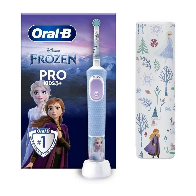 Brosse à dents électrique Oral-B rechargeable rechargeable enfant Reine des Neiges 1 bross