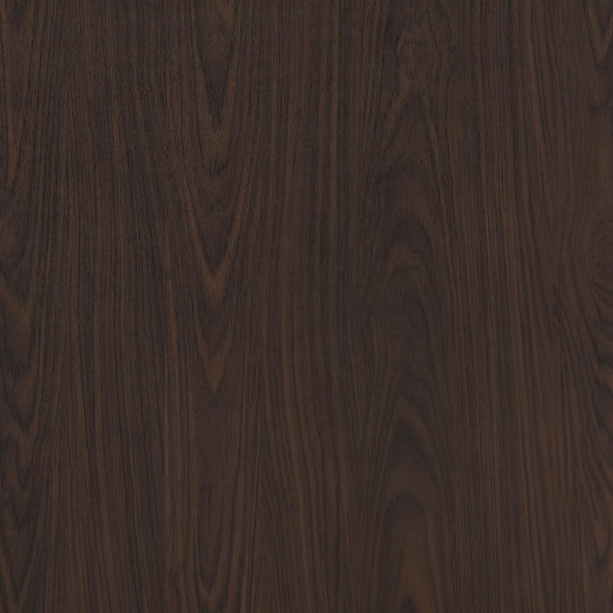 Dark Brown Walnut Wood Grain Paper Waterproof Peel and Stick Wallpaper Black ...