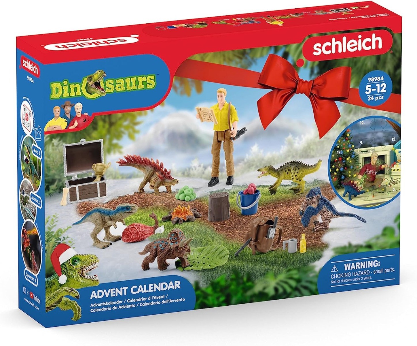 SCHLEICH, Calendario dell'Avvento Dinosauri 2023, ,  SHL98984