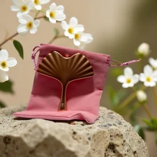 Lifting + Sculpting | Luxury Pink Ginkgo Gua Sha Tool by Lindo – Facial Massage