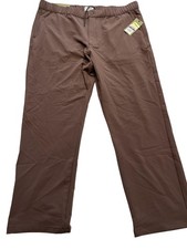 Goodfellow  Co Tech Trouser Pants Mens XL Brown 4-Way Stretch UPF 50 Golf