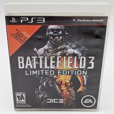 Battlefield 3 Limited Edition (Sony PlayStation 3, 2011) w/ Manual/Inserts CIB