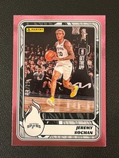 Jeremy Sochan 2024-25 Panini NBA Stickers & Card Collection Pink /25 Spurs