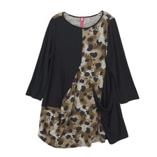 IC COLLECTION Connie K Tunic Top Animal Print...