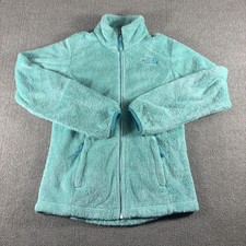The North Face Jacket Girls Medium 10/12 Blue Fleece Full Zip Outdoor Warm
